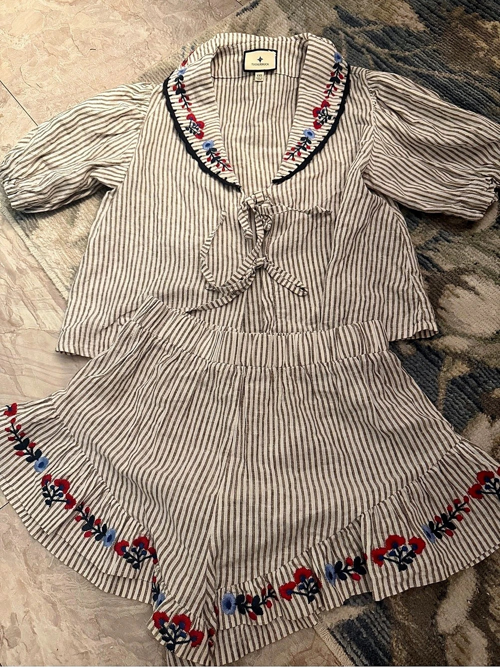 Tuckernuck Stripe Whipstitch Matching Set